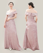 Load image into Gallery viewer, Chinoiserie Evening Gowns in Pink
