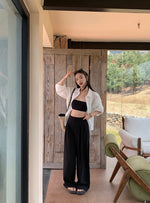 Load image into Gallery viewer, Extra Stretch Padded Lace Back Tube Top [2 Colours]
