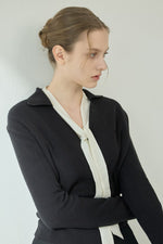 Load image into Gallery viewer, Korean Collar Wrap Knit Cardigan [3 Colours]
