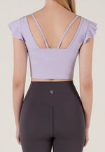 Load image into Gallery viewer, Cross Over Frill Bra Top [3 Colours]
