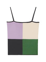 Load image into Gallery viewer, Light Knit Colourblock Camisole in Multi
