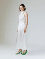 Load image into Gallery viewer, Amelia Ruffle Dress in White
