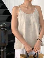 Load image into Gallery viewer, Korean Linen Camisole [3 Colours]
