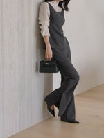 Load image into Gallery viewer, Korean Bilte Tailored Stretch Trousers [2 Colours]
