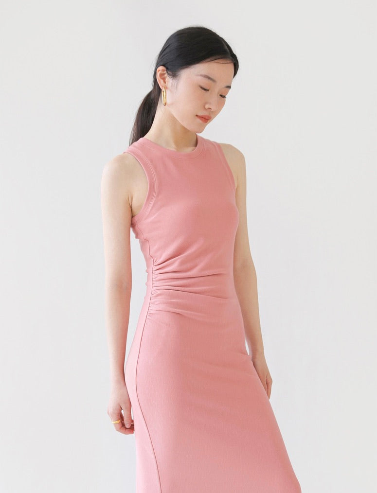 Caelin Side Shirring Maxi Tank Dress [2 Colours]