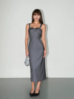 Load image into Gallery viewer, Padded Bustier Tailored Dress [2 Colours]
