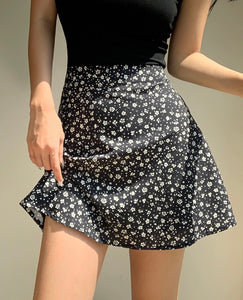 A-Line Mini Skirt in Black