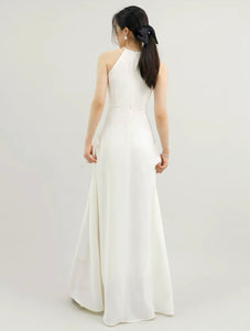 Beaded Cami Maxi Dress in White