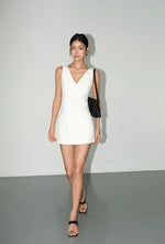 Load image into Gallery viewer, Tailored Camisole Vest in White
