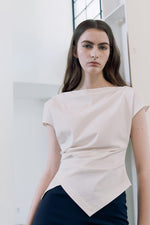 Load image into Gallery viewer, Korean Soreu Asymmetric Top [2 Colours]
