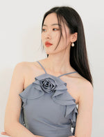 Load image into Gallery viewer, Rose Ruffle Drape Dress [2 Colours]
