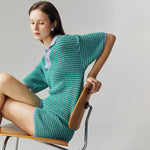 Load image into Gallery viewer, Gema Knit Set in Green
