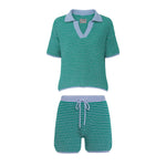 Load image into Gallery viewer, Gema Knit Set in Green
