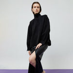 Load image into Gallery viewer, Gwen Turtleneck Top in Black
