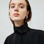 Load image into Gallery viewer, Gwen Turtleneck Top in Black
