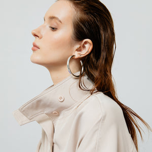 Gwen Turtleneck Top in Creme