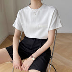 Load image into Gallery viewer, [Ready to Ship] Slip Pocket Tee in White
