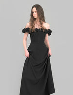 Load image into Gallery viewer, Tori Off Shoulder Bubble Gown [2 Colours]
