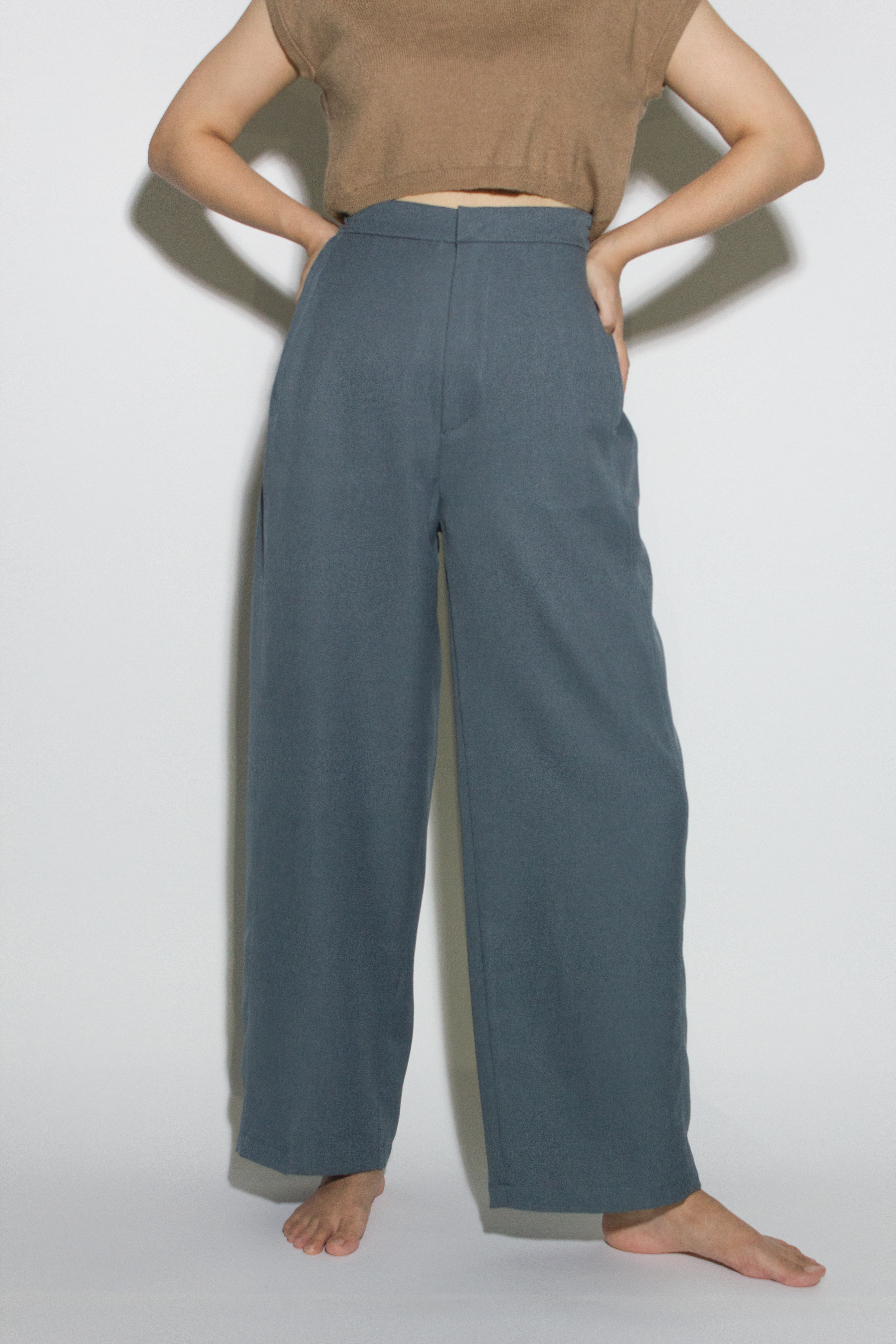 Japanese Twill Pants in Stone Blue