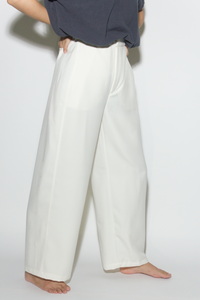 Twill Crease Pants in White