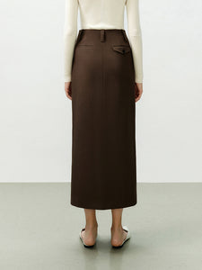 H-Line Slit Skirt [3 Colours]