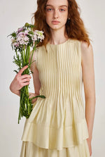 Load image into Gallery viewer, Pleated Peplum Top // Midi Skirt Set [2 colours]
