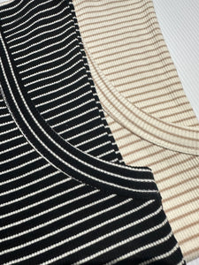 Korean Striped Tank Top [2 Colours]