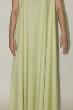 Load image into Gallery viewer, Back Lapel Maxi Dress in Green
