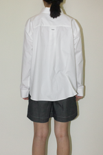 Load image into Gallery viewer, Cotton Long Sleeve Shirt in White
