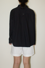 Load image into Gallery viewer, Cotton Long Sleeve Shirt in Black
