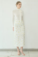Load image into Gallery viewer, Korean Floral H-Line Skirt [2 Colours]

