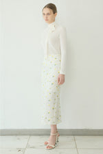 Load image into Gallery viewer, Korean Floral H-Line Skirt [2 Colours]
