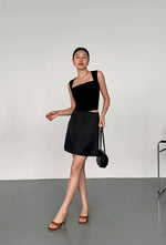 Load image into Gallery viewer, Square Neck Stretch Top in Black
