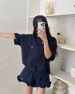 Load image into Gallery viewer, Relaxed Atheleisure Set in Navy
