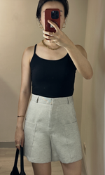 Load image into Gallery viewer, [Ready to Ship] Korean Bungle Pocket Shorts in Oat
