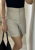 Load image into Gallery viewer, [Ready to Ship] Korean Bungle Pocket Shorts in Oat
