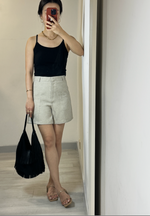 Load image into Gallery viewer, [Ready to Ship] Korean Bungle Pocket Shorts in Oat
