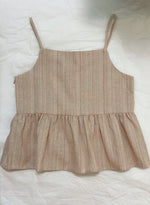 Load image into Gallery viewer, Korean Linen Peplum Camisole [3 Colours]
