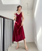 Load image into Gallery viewer, Satin Camisole Slip Dress [2 Colours]
