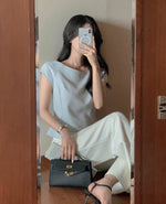 Load image into Gallery viewer, Korean Rumi Tailored Top [2 Colours]
