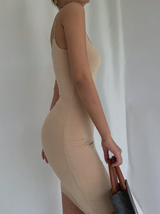 Duo Layer Cami Bodycon Dress [4 Colours]