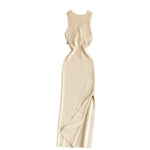 Load image into Gallery viewer, 2-Way Cutout Knit Dress in Cream
