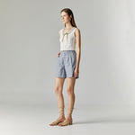 Load image into Gallery viewer, Lena Ribbon Top in White
