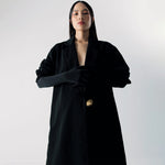 Load image into Gallery viewer, Leonie Midi Blazer in Black
