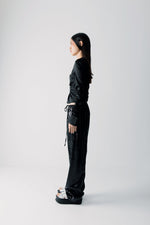 Load image into Gallery viewer, Lisa Silk Blend Top in Black
