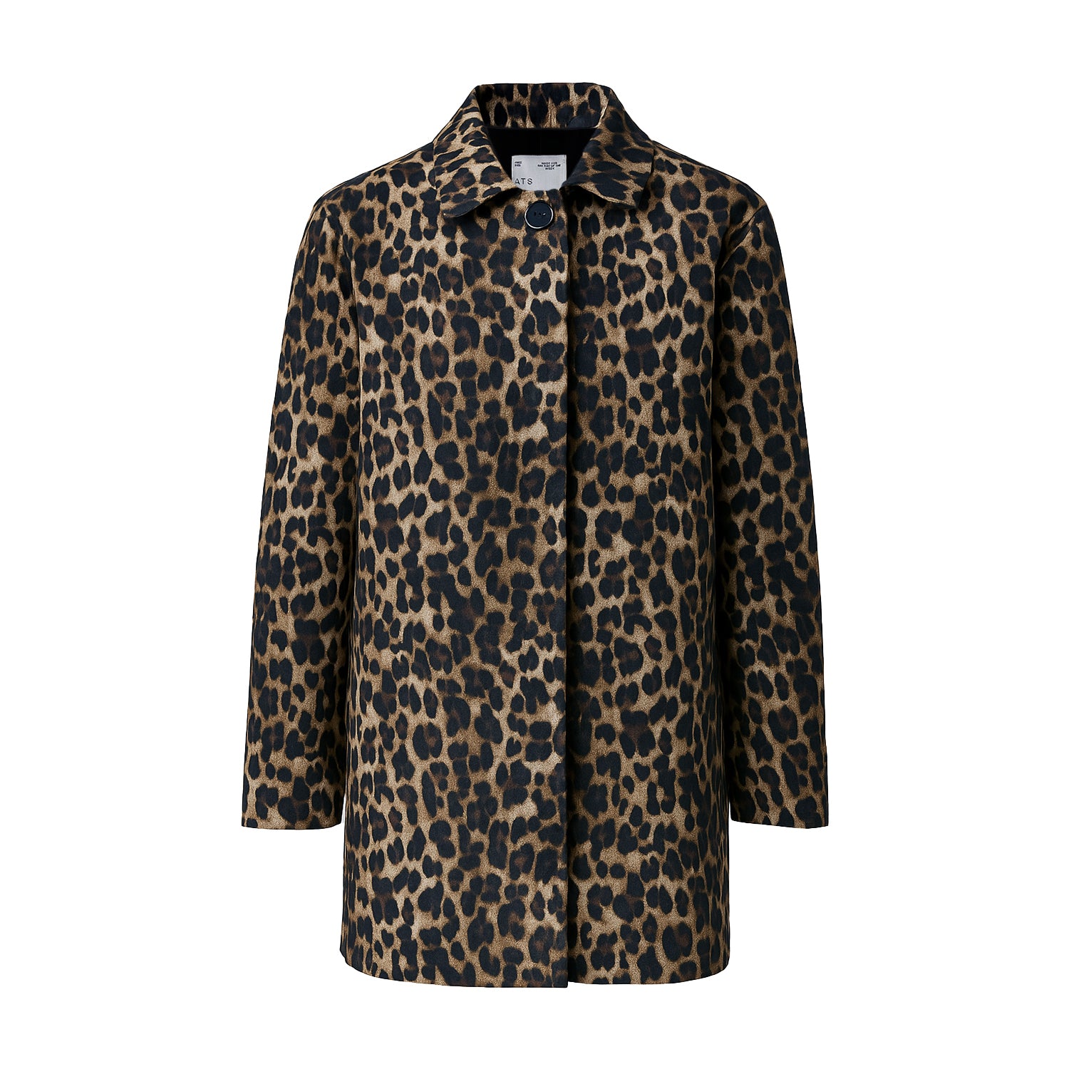 Livia Leopard Outerwear in Brown
