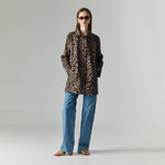 Load image into Gallery viewer, Livia Leopard Outerwear in Brown
