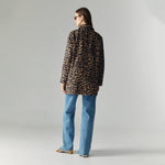 Load image into Gallery viewer, Livia Leopard Outerwear in Brown

