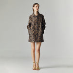 Load image into Gallery viewer, Livia Leopard Outerwear in Brown
