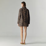Load image into Gallery viewer, Livia Leopard Outerwear in Brown
